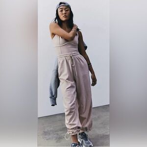 NWT Free People Movement Inbound Onesie in Cashmere